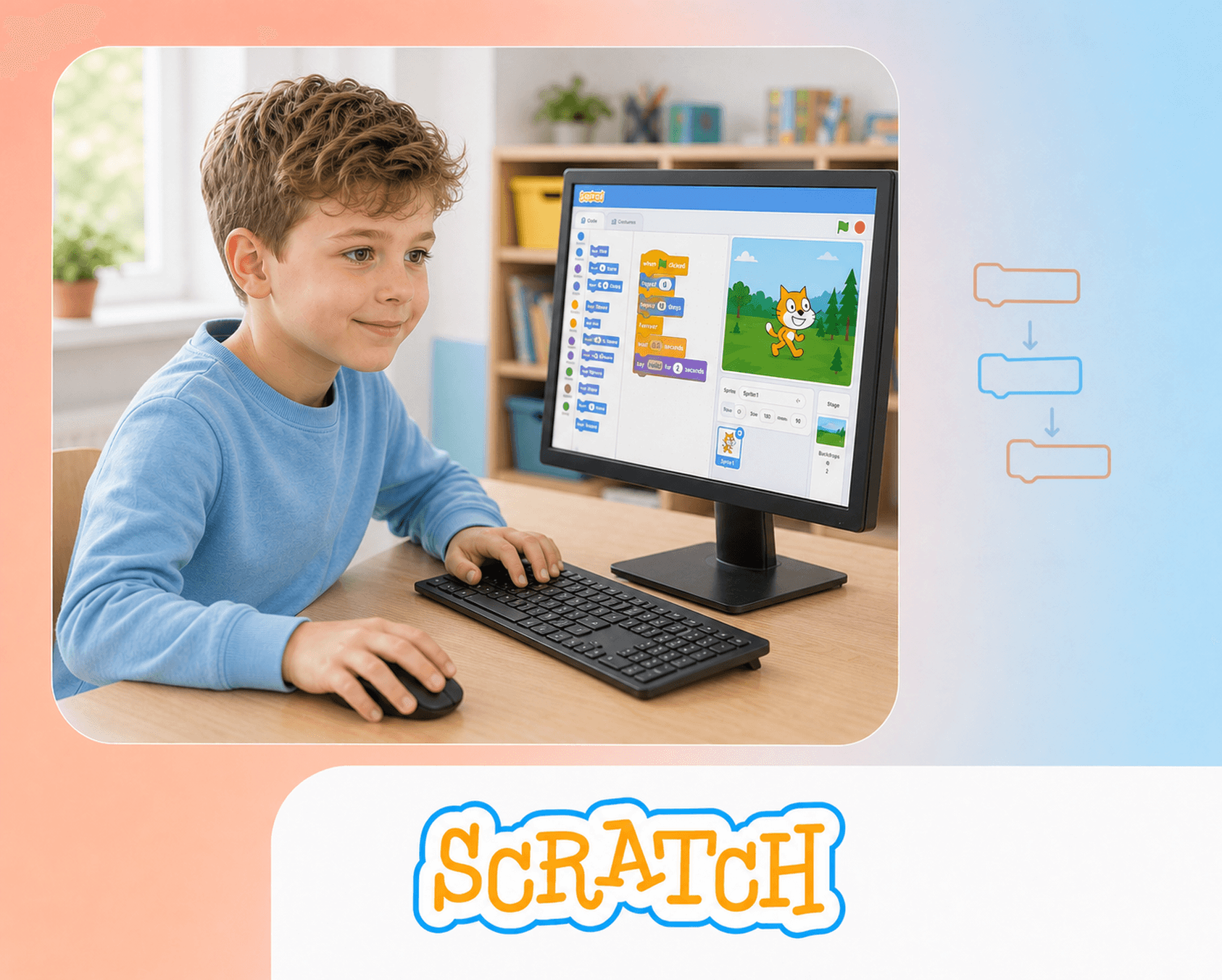Clase de prueba gratuita – Scratch / Minecraft con IA